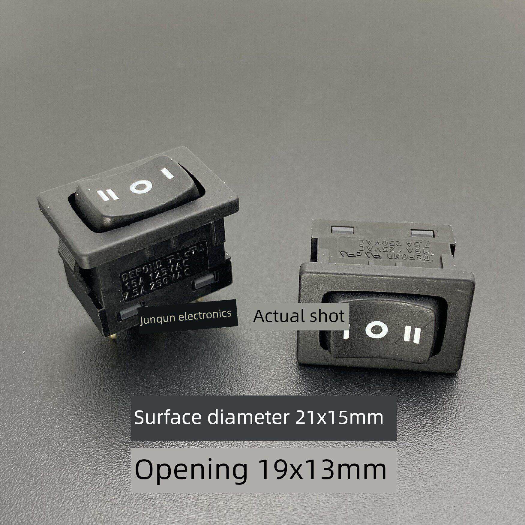 Defond Crt-1215-Y动力船型开关10A大电流3针3速摇杆按钮按钮