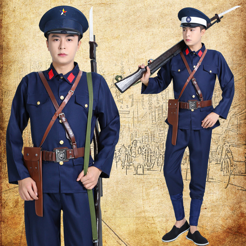 2026新款国民革命军南昌起义军装北伐军军官服士兵服秋收起义舞台