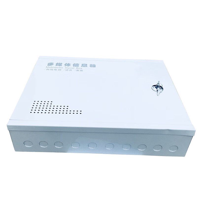 多媒体集线箱明装家用大号弱电箱信息箱500x400挂墙交换机布线箱