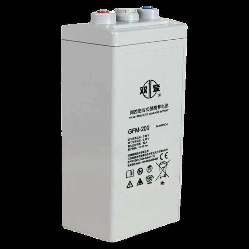 双登蓄电池GFM-200/2V200AH/300AH/400AH/500AH直流屏EPS电厂电池