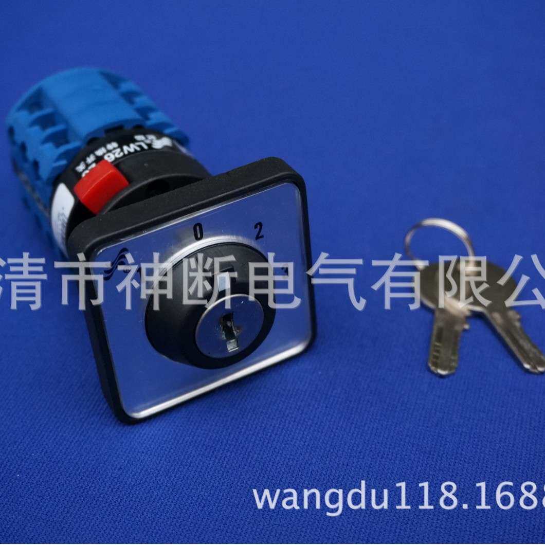 【 】LW38D-164E3410/3CY钥匙型转换开关