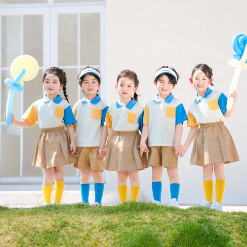 2026新款儿童啦啦队表演服装幼儿园服六一演出服小学生校服男女童