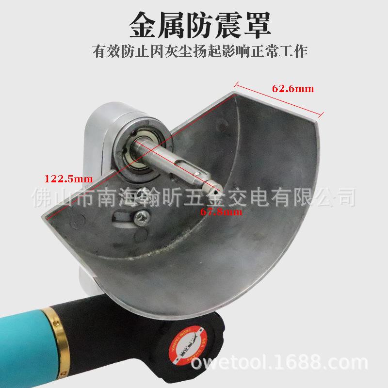 海飞鲨3080气动菠萝蜜异形打磨机砂布轮底漆木工凹槽线条抛光轮