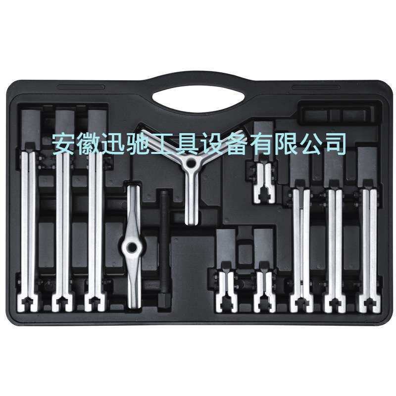 13件套通用拉拔器套件通用型内孔轴承拔卸器拉马组套三角抓拉拔器