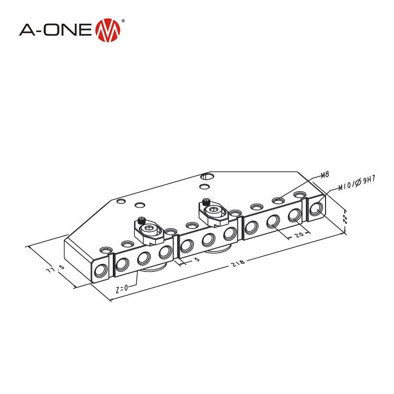 A-ONE电火花线切割加工专用横梁托板 EDM数控线切割机床工装夹具图片