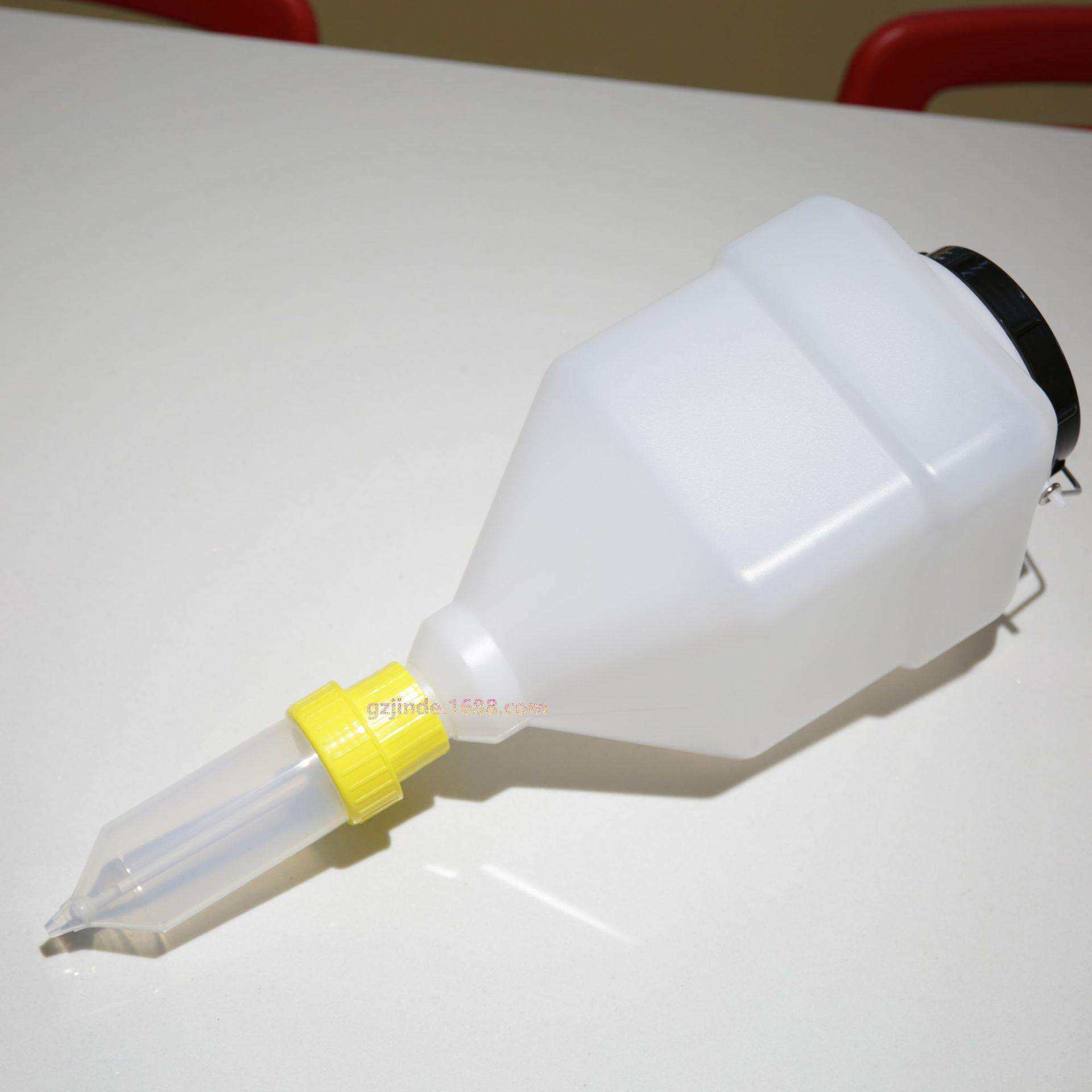 方形悬挂式挤瓶5.5L倒立酱汁泵商用挤酱器薯条挤酱器芝士挤酱瓶