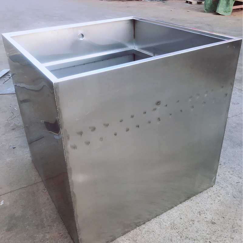 厂家供应金属水箱,不锈钢油水分离器,存水箱 洗菜刷碗金属池