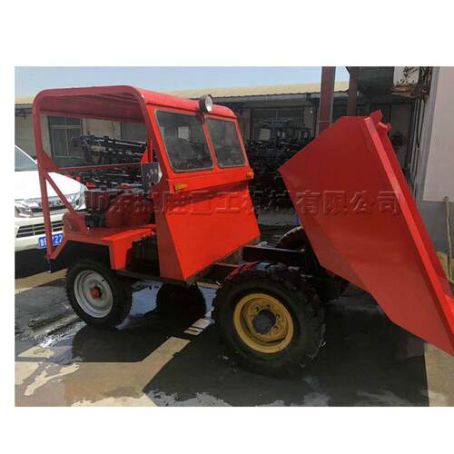 FC-10型柴油翻斗车 矿山复杂环境矿石装卸车 可倾翻料斗装土车