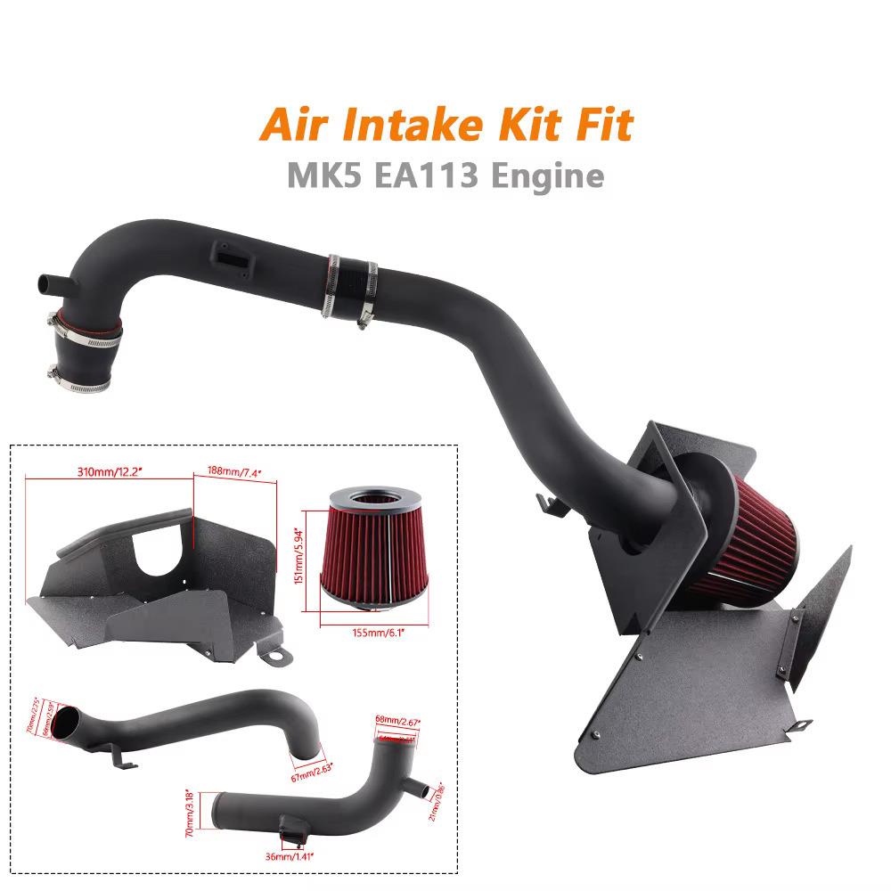汽车改装进气套件适用大众MK7 EA888 GEN2 1.8T 2.0T MK5 EA113