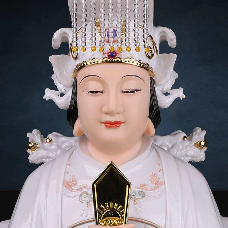 树脂妈祖雕像供奉家用湄洲岛海神妈祖天上圣母娘娘神像客厅摆件