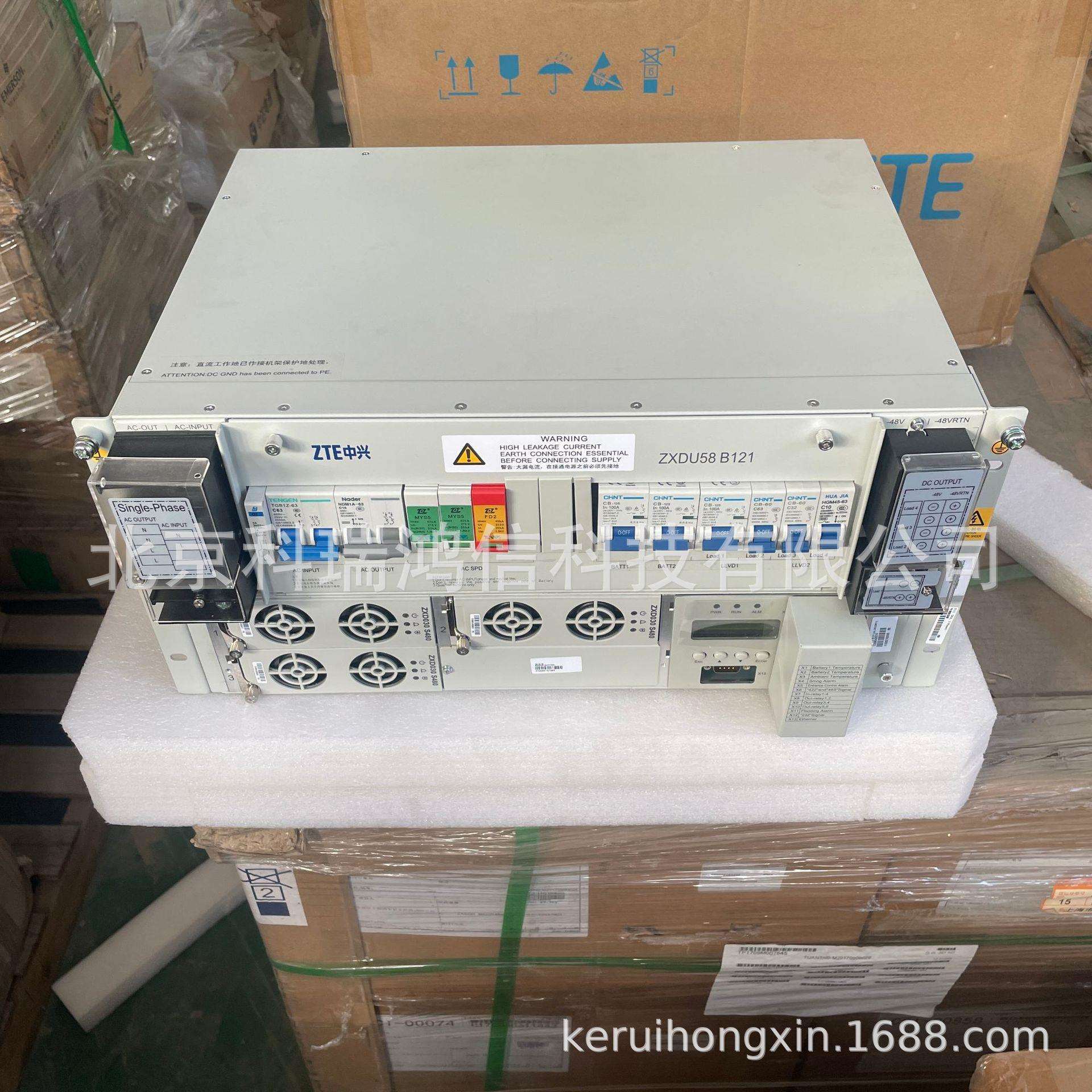 中兴ZXDU58B121 V4.5 通信开关电源插框48V120A 嵌入式OLT整流器