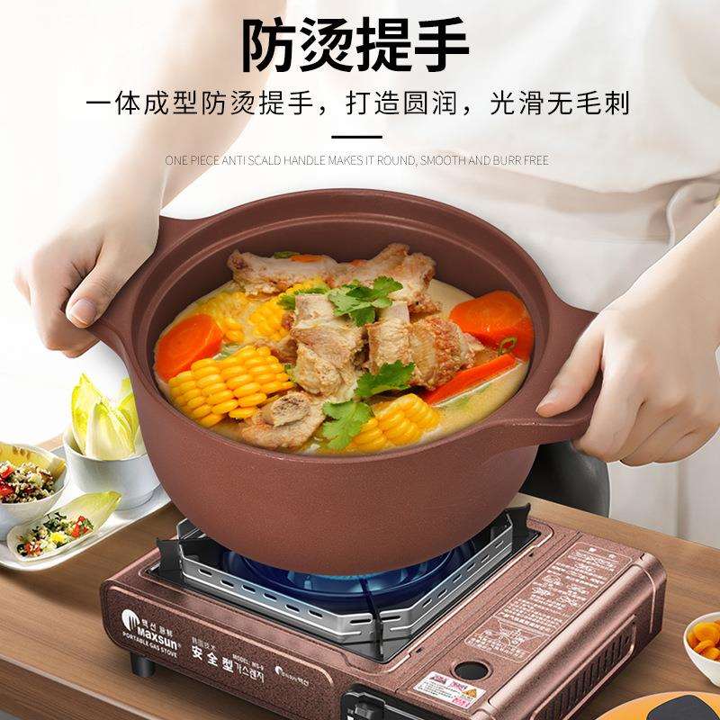 CD厨易达 合金砂汤锅 焖烧泡面锅 带盖煮锅