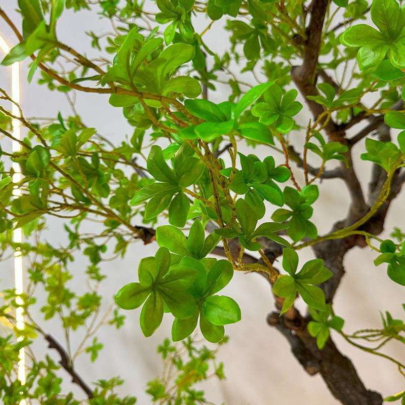 仿真绿植吊钟树室内造景楼梯橱窗装饰落地摆件北欧风仿生绿植假树
