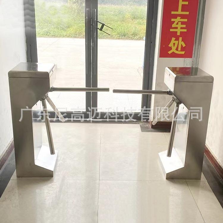成品三辊闸儿童游乐园景区半高单向旋转门导流禁行通道不锈钢转匝