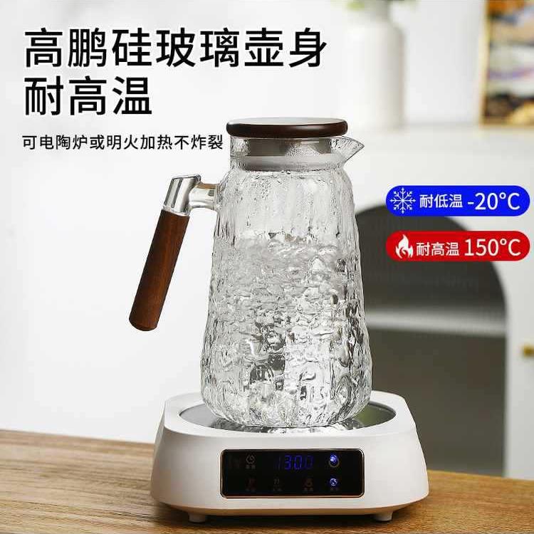 友德堂2025新款玻璃冷水壶家用加厚大容量耐高温凉水壶套装冷泡壶