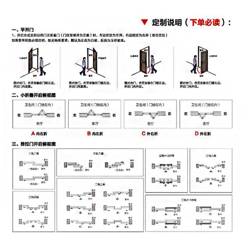 源头供应浴室平开门卫生间铝合金玻璃门白油砂极简风厕所平开门