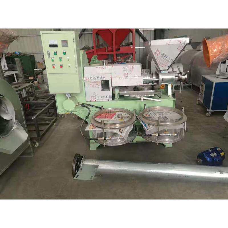 电动花生大豆榨油机 小型螺旋压榨食用油设备 榨油厂商用现榨机