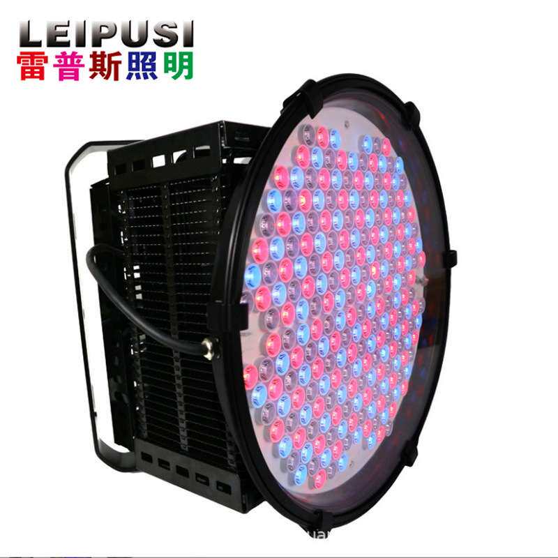 厂家大功率RGB投射灯400w500w800w1000wRGBW户外防水彩色投光灯
