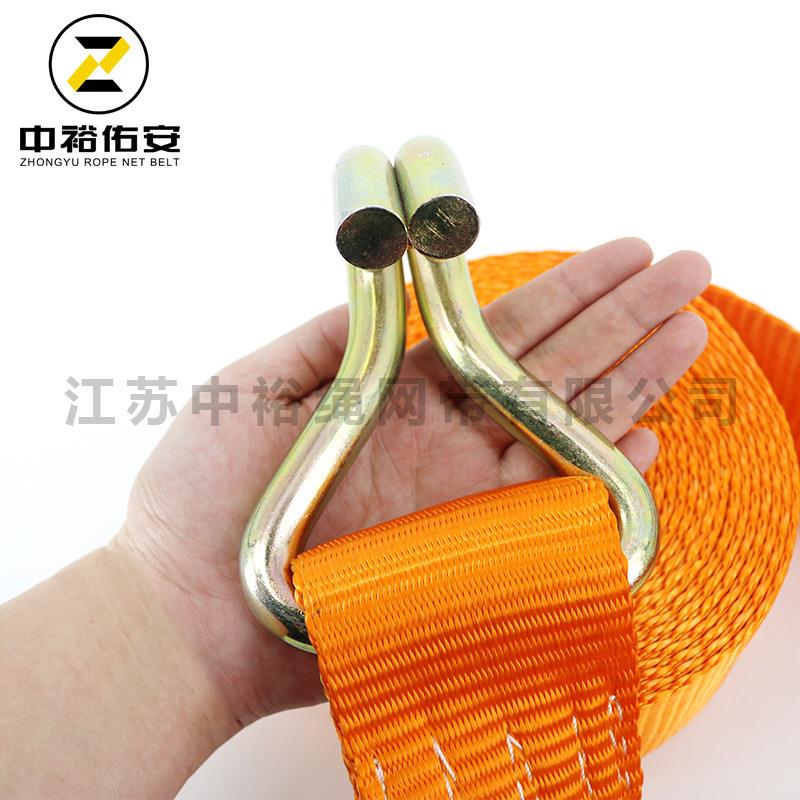 棘轮拉紧器织带加宽3吋7.5CM8T货物捆绑带拴紧器货车收紧带紧固器