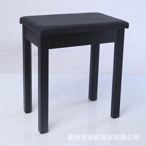 双人直腿木质电子琴古筝吉他通用乐器配件钢琴凳
