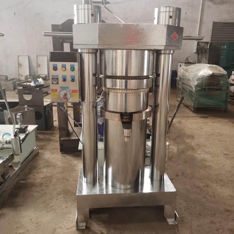 全自动液压香油机150型芝麻亚麻籽立式榨油机冷榨核桃坚果油机器