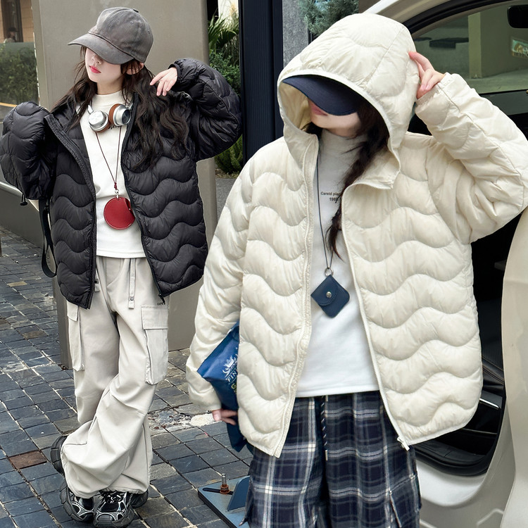 新款女款校服羽绒服