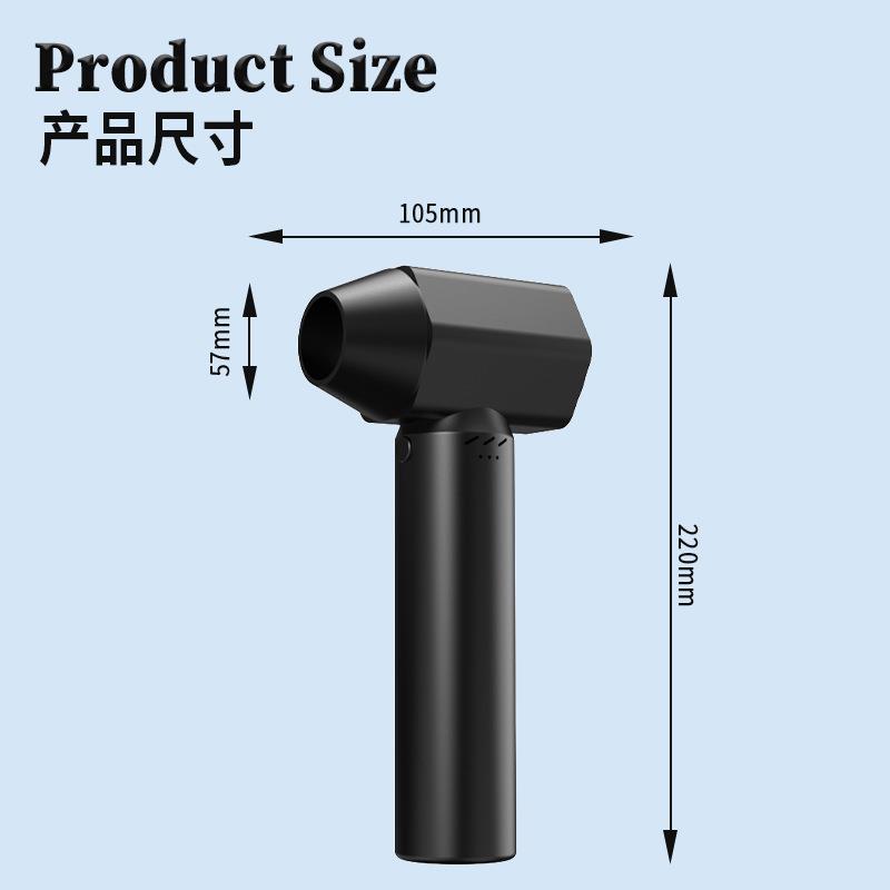 无线吹尘器车载户外手持便携式大功率暴力涡轮风扇吸尘器测胎压
