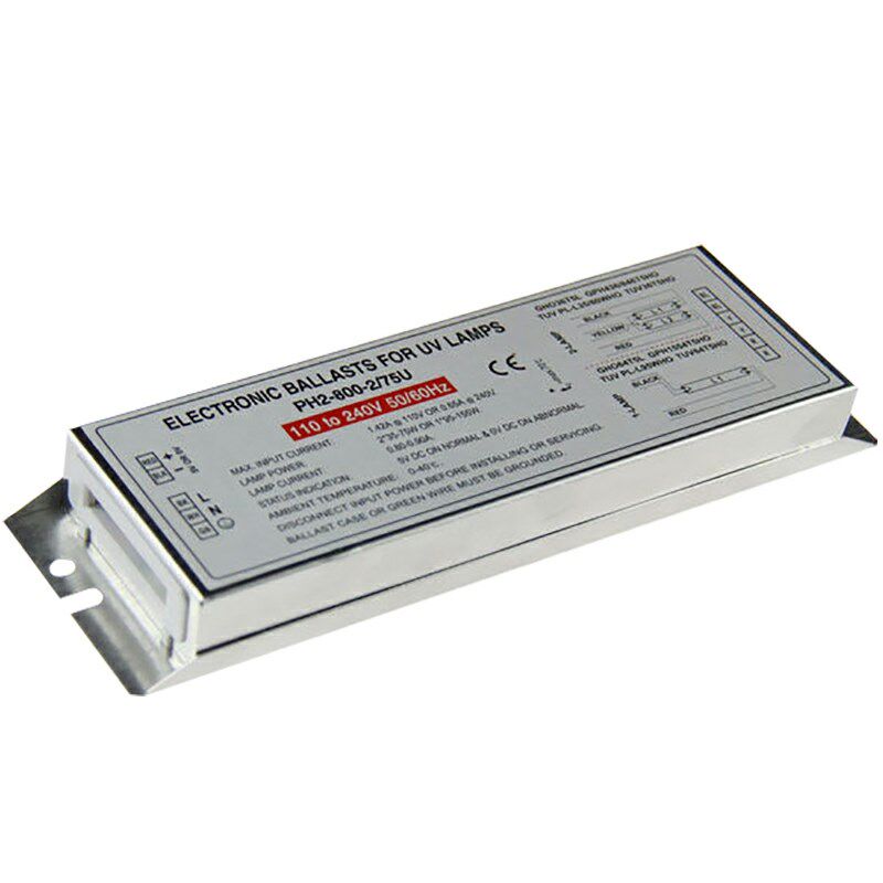 PH2-800-2/75U单端四针PLC控制灯管镇流器 一拖二2*75=150W光氧灯