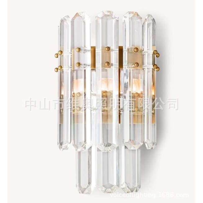 单头多双头水晶壁灯尺寸颜色可来图来样欧美认证欢迎到厂考察
