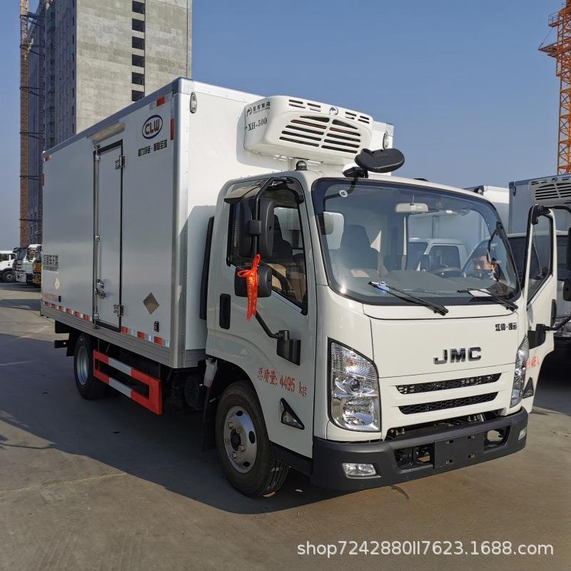 团餐保温车 生鲜运输车 4.2米冷藏车 纯电动冷藏车 出口厢式货车