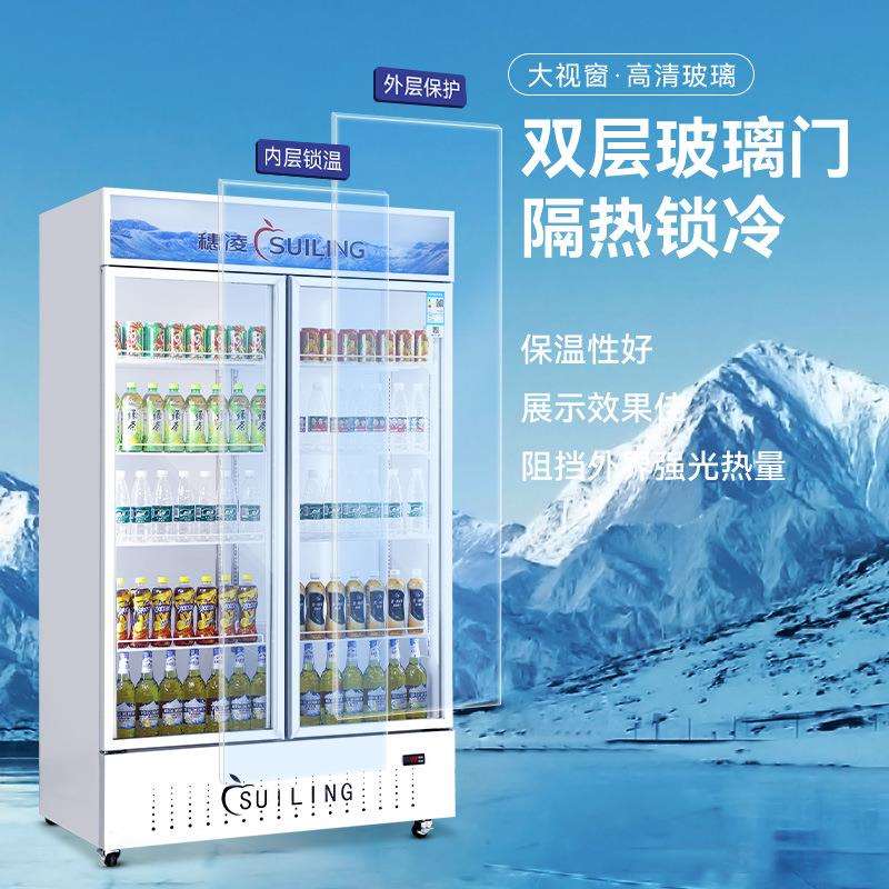 穗凌现货冰柜直冷风冷保鲜柜商用冰箱冷柜源头工厂冷藏展示柜图片