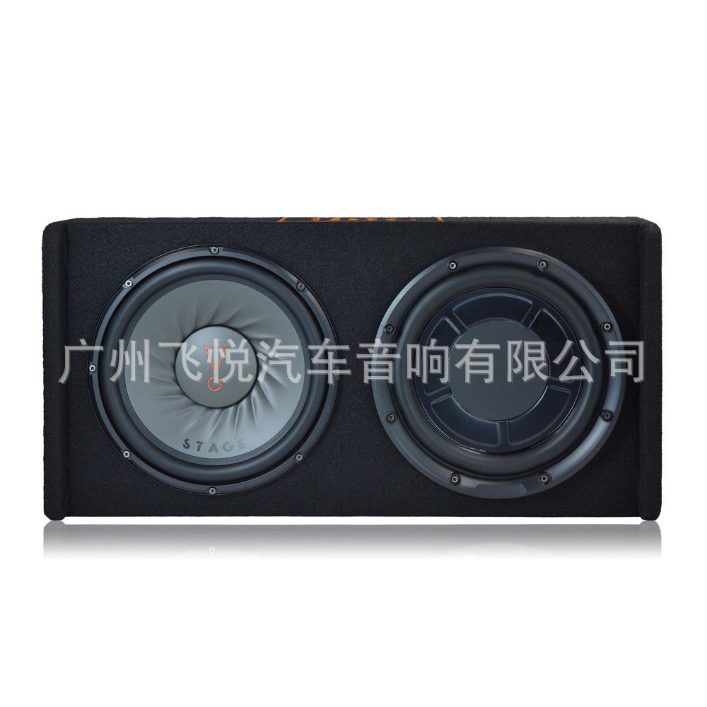 厂家改装车超薄双十寸低音炮重低音座椅炮有源汽车音响