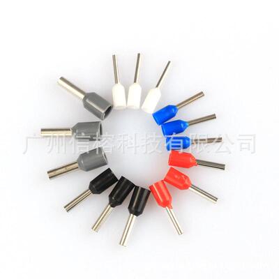 跨境货源冷压管型端子1500pcs盒装 Terminal 防水针形接线端子