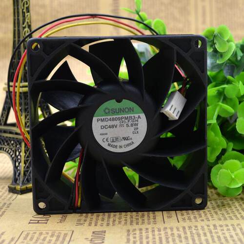 建准 SUNON PMD4809PMB1-A 双滚珠轴承风扇3线FOO信号48V 11.5W