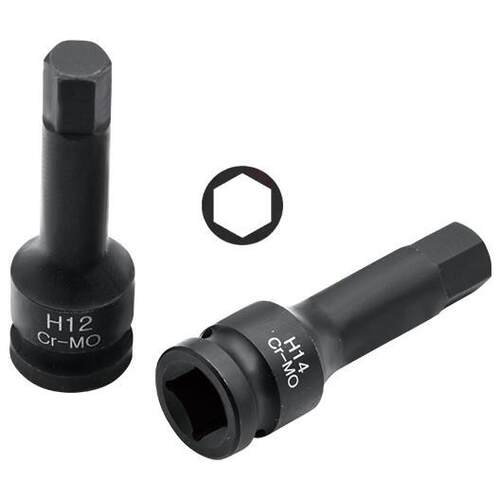 1/2旋具套筒10PCS风炮内六角套筒梅花气动旋具套筒H M T系列10件