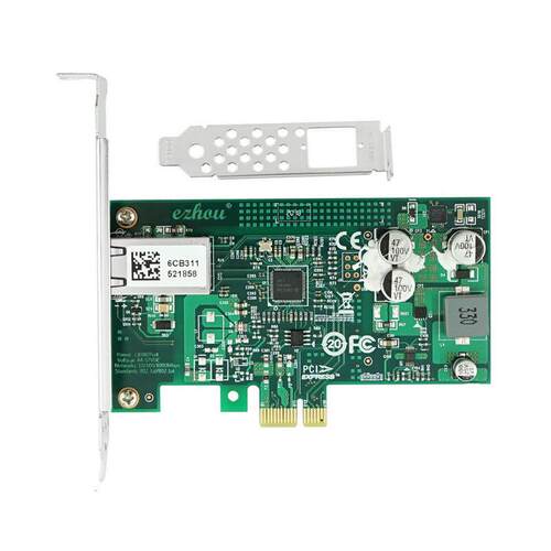PCIex1千兆网卡单口PoE+以太网外置台式机电脑 I210芯片