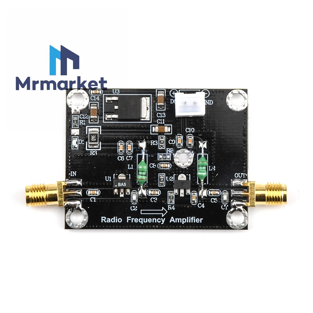 1M-1000MHz 2W 功放 HF FM VHF UHF 调频发射宽带射频功率放大器