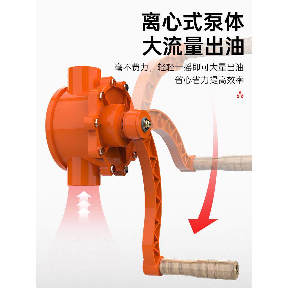 抽油泵手摇泵抽水泵不锈钢抽油神器手动吸柴油加汽油化工泵油抽子