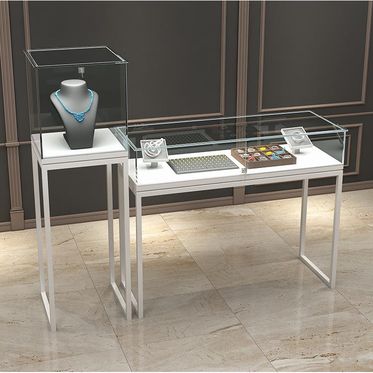 黄金珠宝展示柜首饰品玻璃柜精品店古玩玉器展柜超市商场中岛柜台