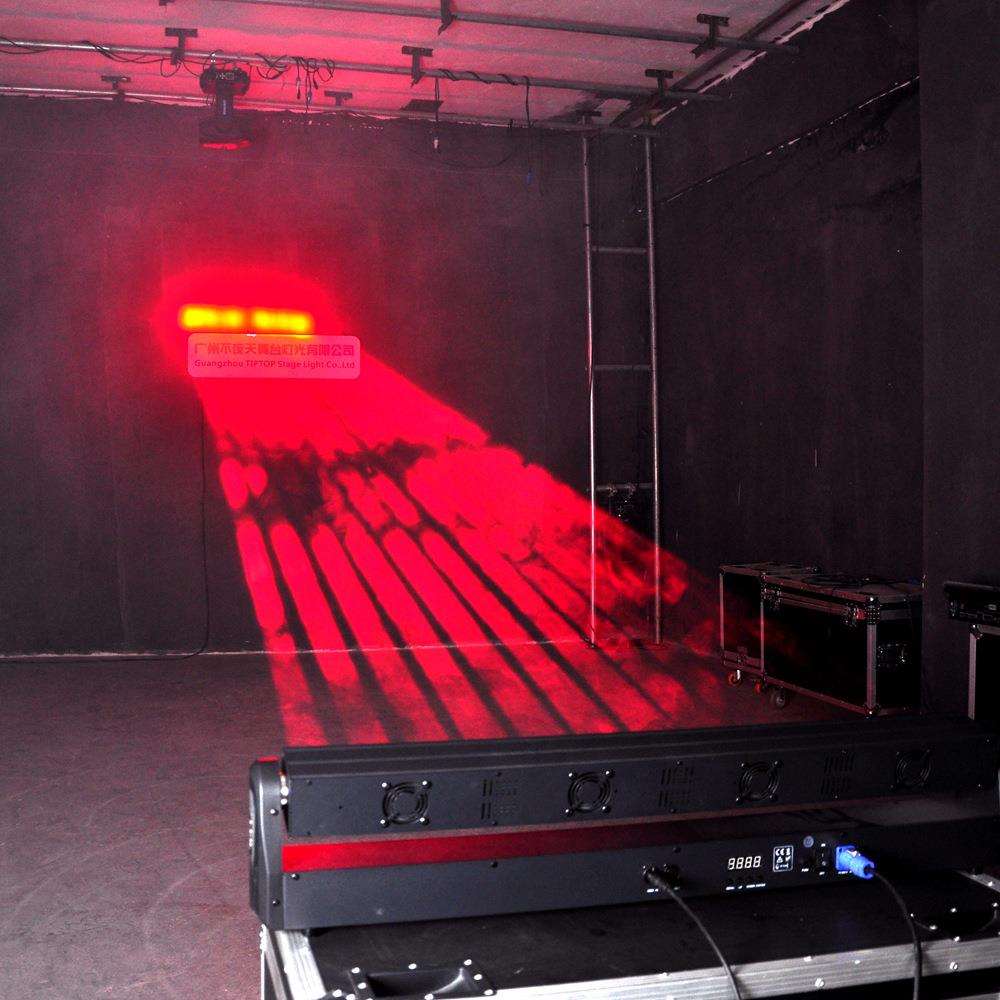 12颗30瓦LED光束摇头灯大透镜红绿蓝白DMX512点控跑马自走声控
