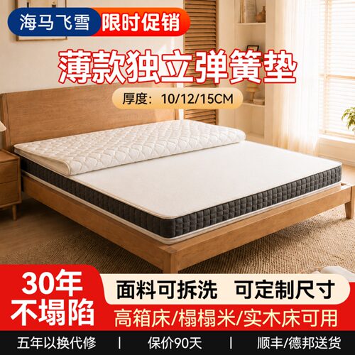 薄款家用弹簧软硬双面床垫