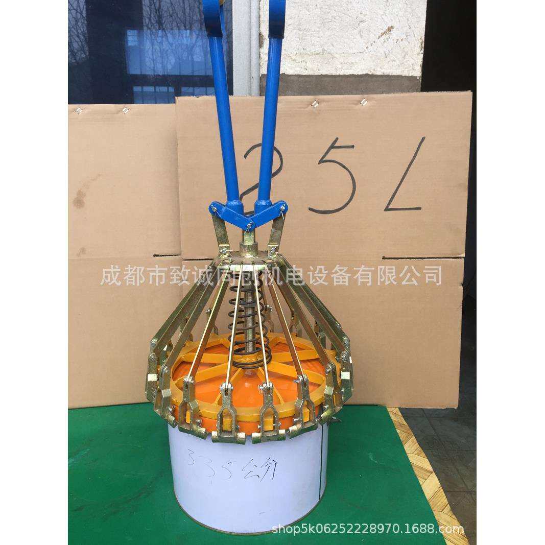 加强铸钢18-20L涂料桶封口钳/乳胶漆油漆桶花篮铁桶封盖器压盖机