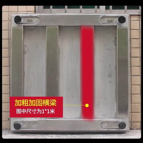 耀华A12E不锈钢304地磅1-3吨高精度地秤316L防腐蚀电子地秤吨秤