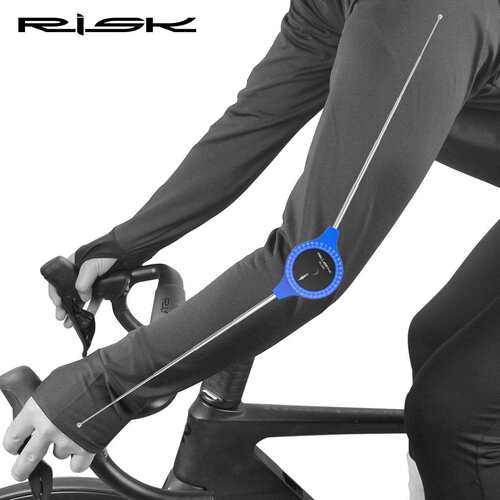 RISK公路自行车fitting飞艇 膝关节角度测量工具 骑行姿势 量角器