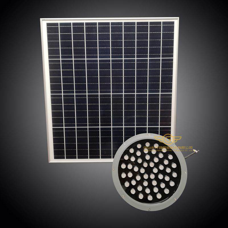 户外6瓦36W太阳能圆形LED射树灯地插灯园林投射多晶防雨加厚草坪