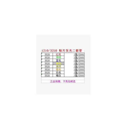 发光二极管04021210红色绿色贴片灯