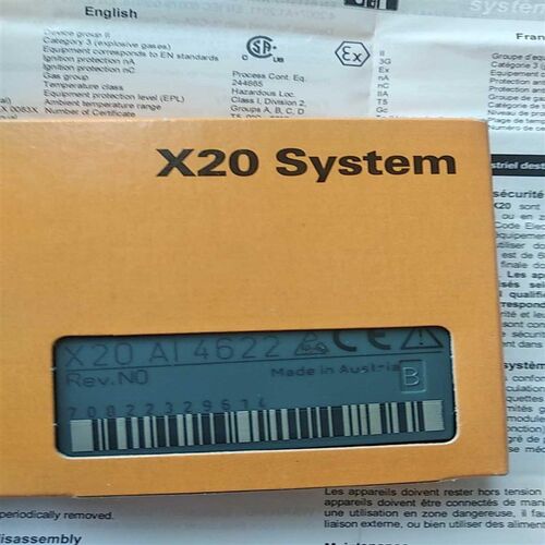贝加莱X20 AO4622AI4622A14622