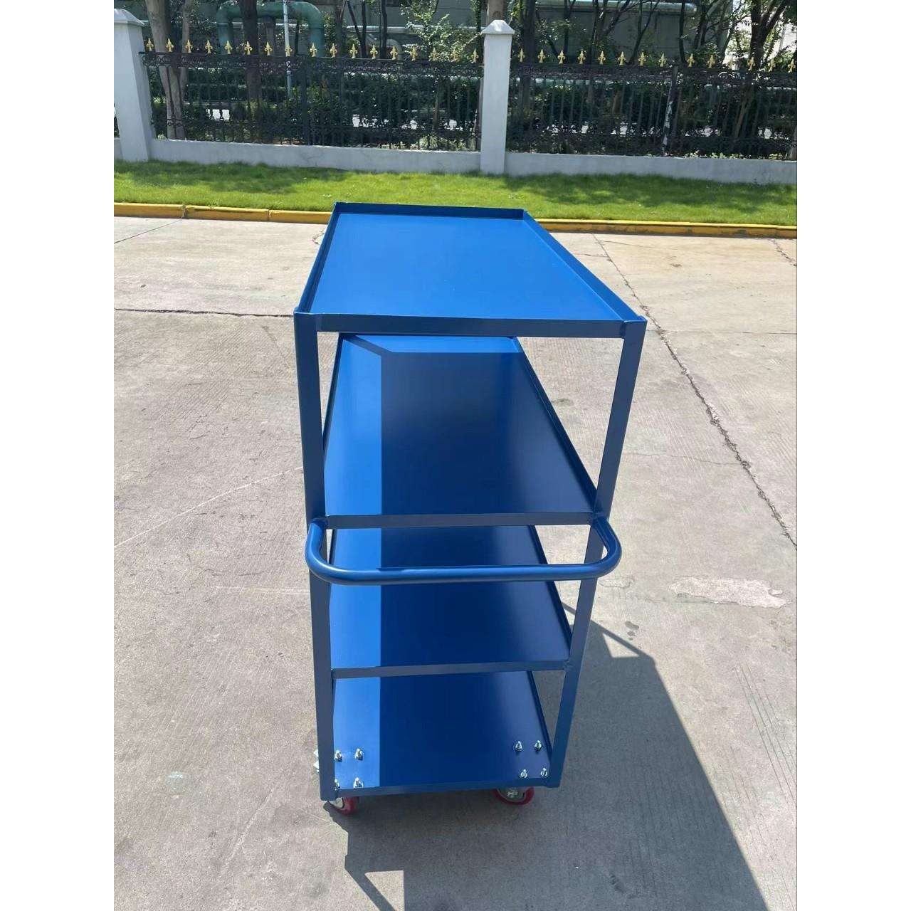 工具车汽修加厚加 手推重型带刹车四层推车,工厂直销