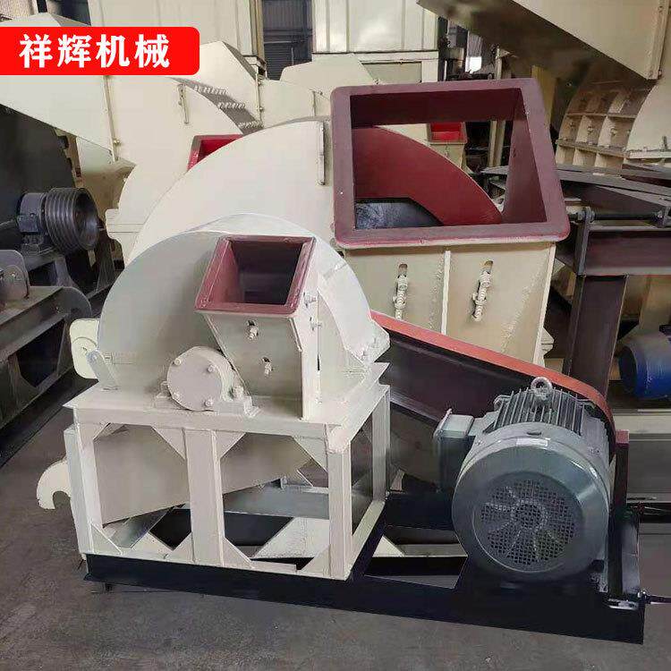 香菇木屑锯末机园林绿化树枝粉碎机移动木材破碎机木头鼓式削片机