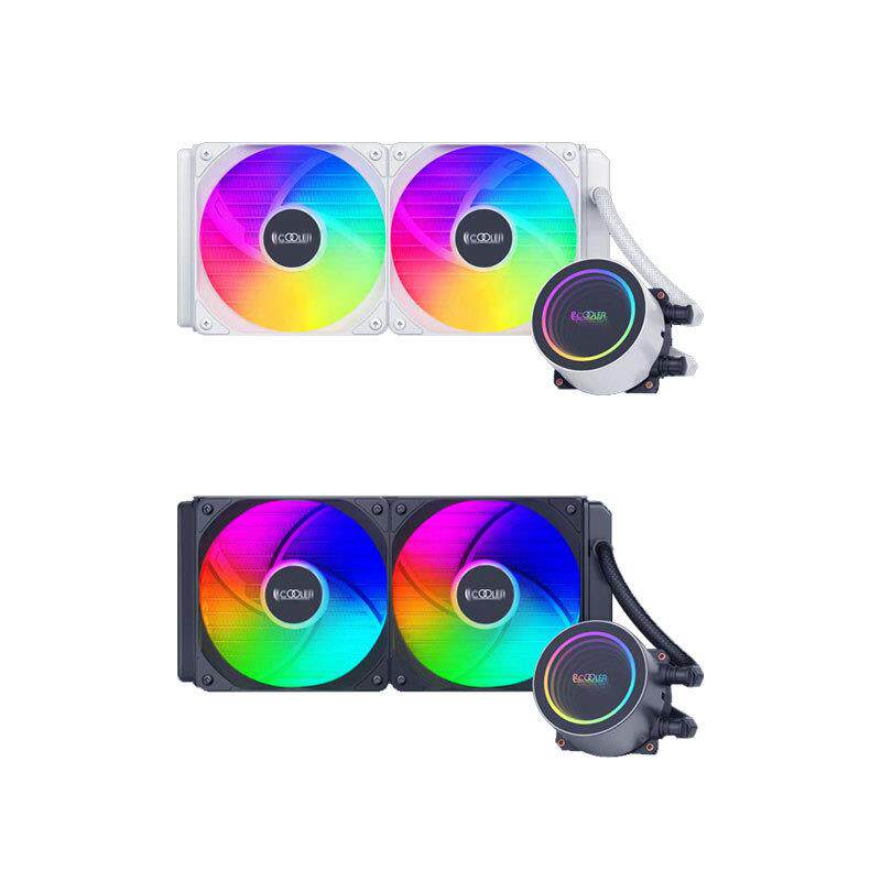 超频三巨浪240 ARGB 一体式水冷散热器电脑cpu静音炫彩机箱风扇